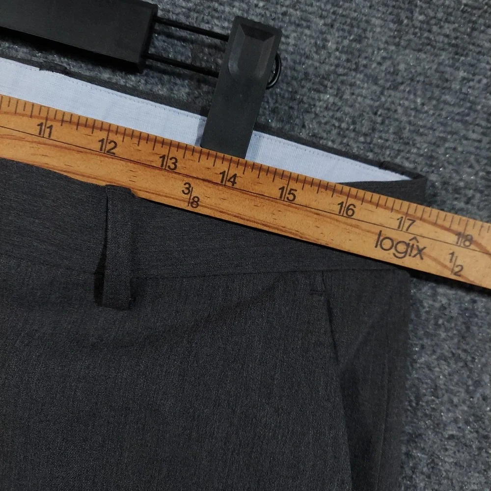 Polo‎ Ralph Lauren Pants Mens 34x30 Gray Wool Blend Stretch Dress Suit Formal